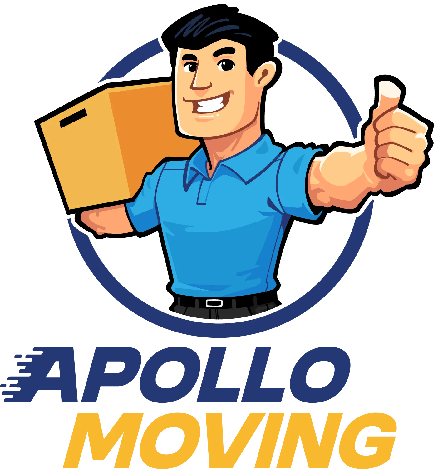 Apollo Moving — Mascot design by Meekow