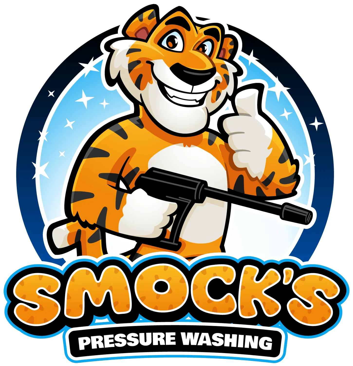 Smock's Pressure Washing mascot by Meekow