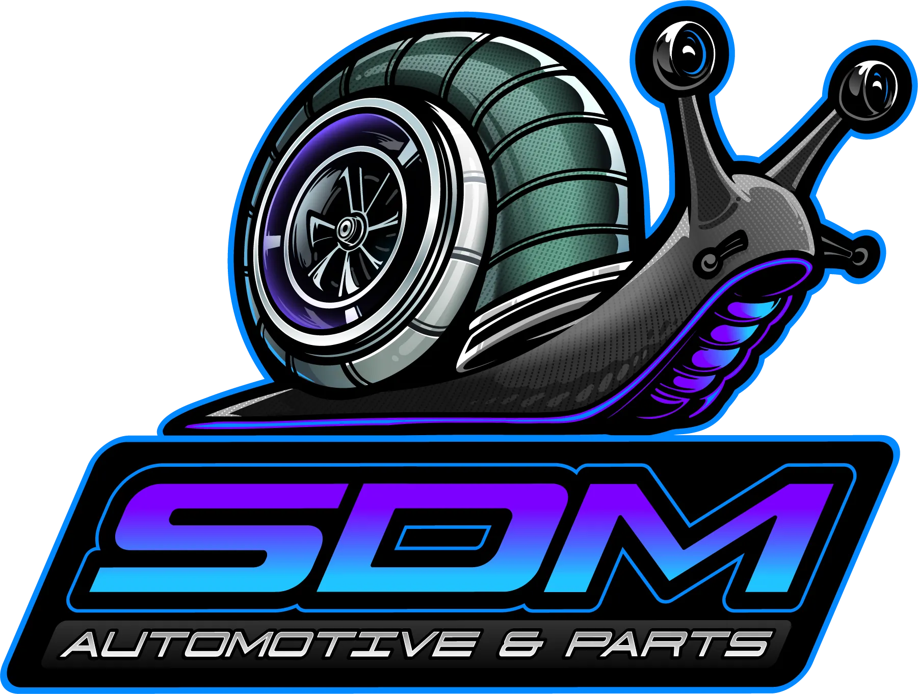 SDM Automotive & Parts — Logo design by Meekow